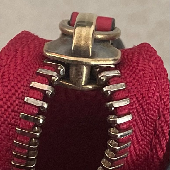 Authentic CELINE Micro Luggage Calfskin Red Coquelicot Excellent RECEIPT - Picture 17 of 17